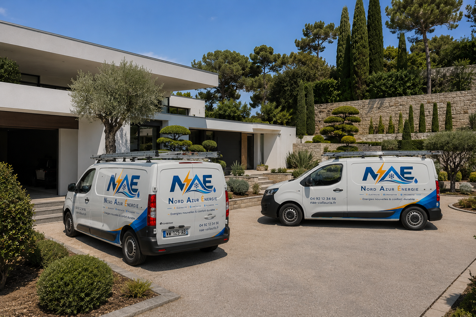 Camion atelier NAÉ — intervention rapide sur chantier dans les Alpes-Maritimes